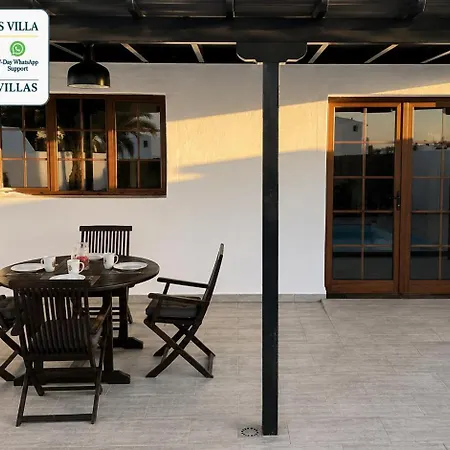 Stunning Villa Arabella - Heated Pool - Bbq - Amazing Terrace - Playa Blanca-3